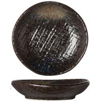 Соусник;керамика;D=8см;черный,синий