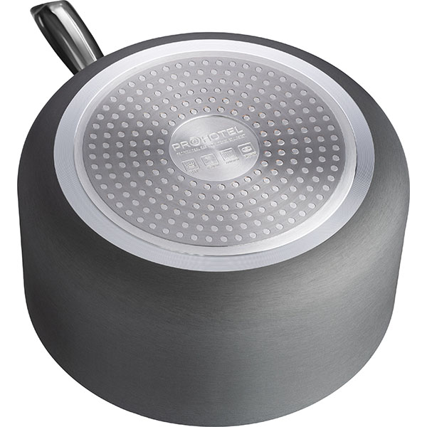 Сотейник «Уитфорд»;алюм.литой,сталь нерж.;4л;D=22,H=11см;граф.,черный