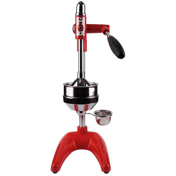 Пресс для цитрусовых и граната;сталь нерж.;D=11,H=49,L=24,B=19см;красный