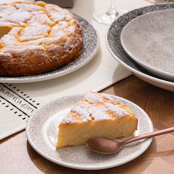 Салатник «Инк Грэй»;фарфор;D=20,5см;серый,белый