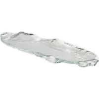 Блюдо «Винус»;стекло;,L=39,B=14см;прозр.