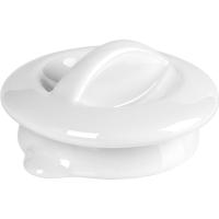 Крышка для чайника «Вейвел»;фарфор;D=5,H=2см;белый