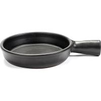 Форма для запекания «Серфис» с ручкой;керамика;D=140,H=42мм;черный