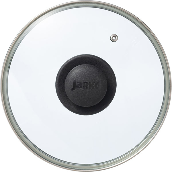 Крышка;стекло,пластик;D=20см;прозр.,черный