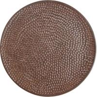 Тарелка;фарфор;D=27см;коричнев.