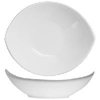 Салатник «Кунстверк»;фарфор;310мл;,H=55,L=194,B=160мм;белый