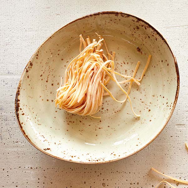 Тарелка глубокая «Крафт Грин»;фарфор;0,8л;,H=55,L=255,B=240мм;зелен.