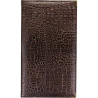 Папка-карта вин «Крокодил»;кожезам.;,L=33,B=19см;коричнев.