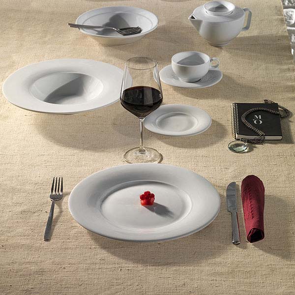 Тарелка «Тэзис Бьянко»;фарфор;D=250,H=25мм;белый