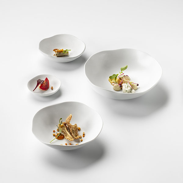 Салатник «Гастро Маттэ»;фарфор;375мл;D=18см;белый,матовый