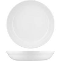 Блюдо «Диверс» глубокое фуршетное;фарфор;D=350,H=45мм;белый