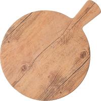 Блюдо для подачи с ручкой;пластик;D=32см