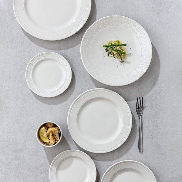 Тарелка «Бид»;фарфор;D=16,5см;белый