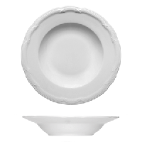 Тарелка глубокая «Штутгарт»;фарфор;D=240,H=45мм;белый