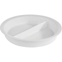 Гастроемкость с разделителем;фарфор;4л;D=375,H=60мм;белый