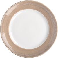 Тарелка «Революшн Эдж Сэндстоун»;фарфор;D=270,H=25мм;бежев.,бежев.