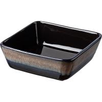 Салатник «Пати»;фарфор;0,6л;,L=15,B=15см;серый,синий