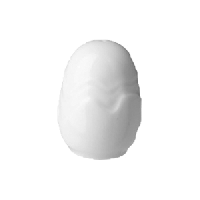 Солонка «Мелодия»;фарфор;D=30,H=65,B=45мм;белый