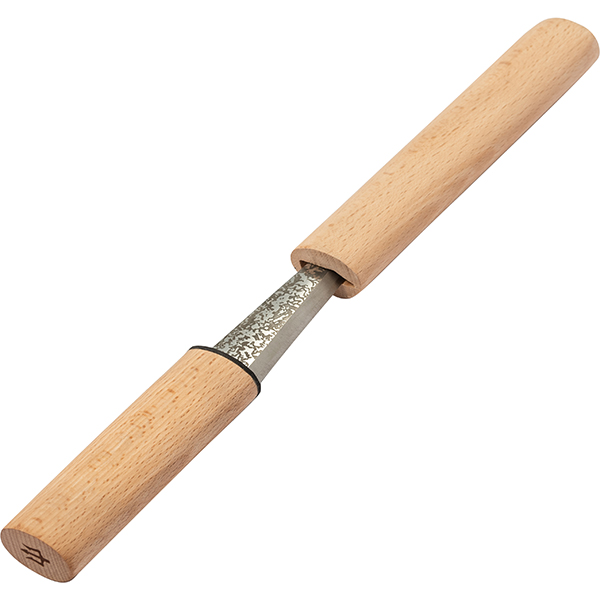 Нож для колки льда «Хандзо Айс Катана»;сталь нерж.,дерево;,L=25/3см;серебрист.,бежев.