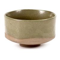 Салатник «Мерси» №1;керамика;D=12,5см;зелен.