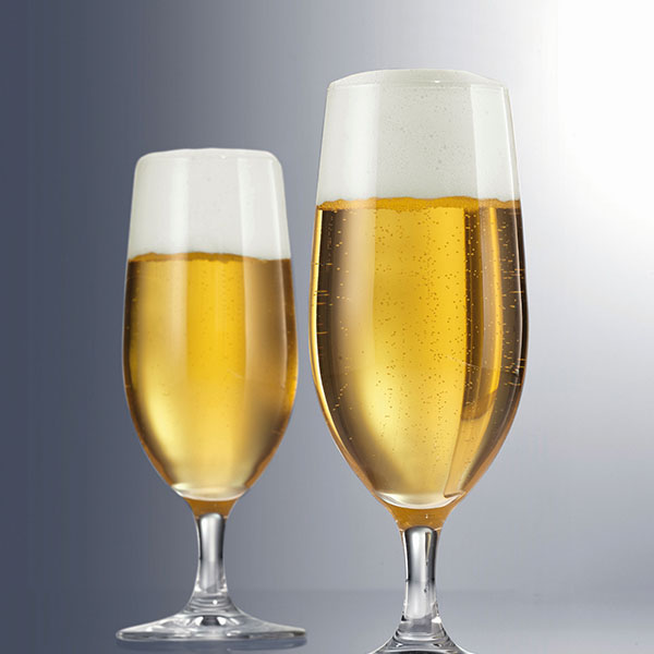 Бокал для пива «Эвер»;хр.стекло;370мл;D=75,H=187мм;прозр.