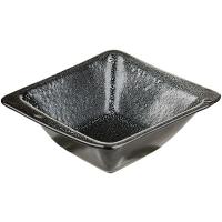 Салатник «Млечный путь» квадратный;фарфор;250мл;,L=13,B=13см;черный,серый