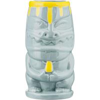 Стакан для коктейлей «Тики»;керамика;350мл;D=60/75,H=150мм;серый