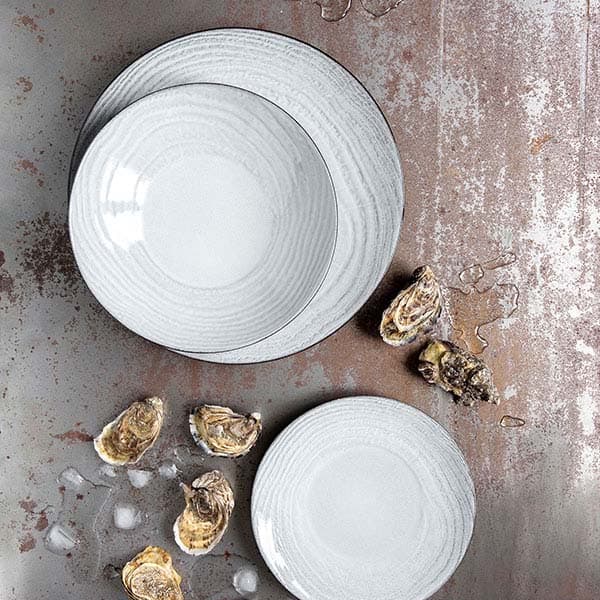 Тарелка «Свелл» для хлеба;керамика;D=16см;белый