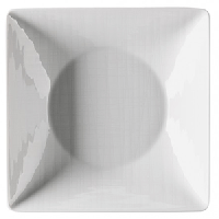 Тарелка глубокая;фарфор;,L=20,B=20см;белый