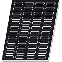 Форма кондитерская «Мини-эклер» 30*70мм[48шт];силикон;,L=64,B=40см;черный