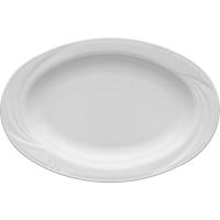 Селедочница «Аркадия»;фарфор;,H=25,L=240,B=165мм;белый