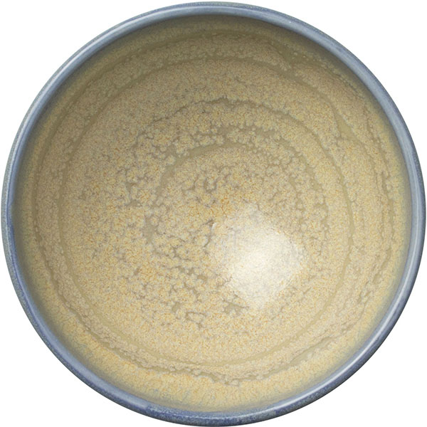 Салатник «Аврора Революшн Блюстоун»;фарфор;D=10см;бежев.,синий