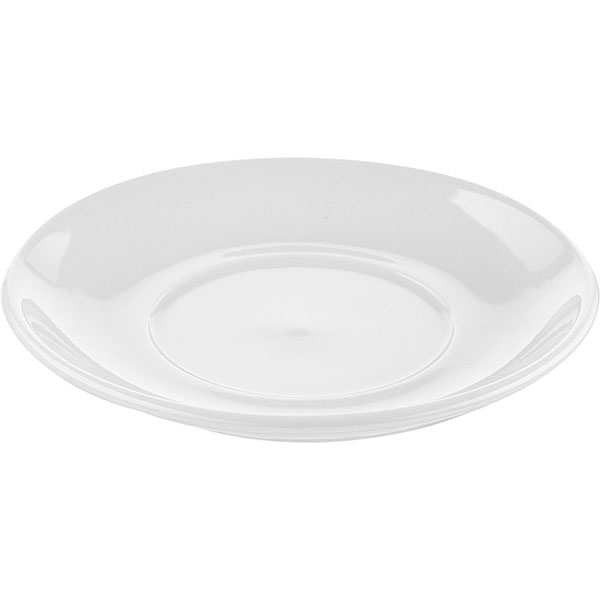 Блюдце для бульонной чашки «Коллаж» для фк376;фарфор;D=155/80мм;белый