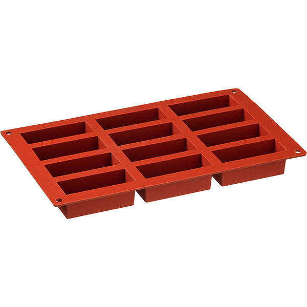 Форма кондитерская  прямоугольная [12 ячеек];силикон;,H=30,L=79,B=29мм