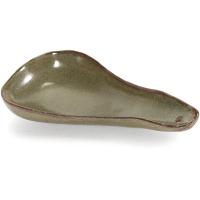 Ложка для комплимента «Мерси»;керамика;,L=13см;зелен.