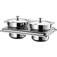 Станция суповая для мармита 1/1;сталь нерж.;4,5л;металлич.