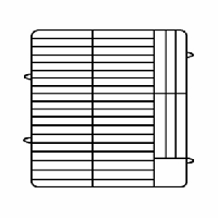 Кассета для посуды;полипроп.,сталь нерж.;,H=22,L=50,B=50см;бежев.