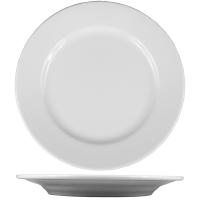 Тарелка «Тренд» мелкая;фарфор;D=17см;белый
