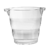 Ведро для шампанского;акрил;3,5л;D=20,H=20см;прозр.