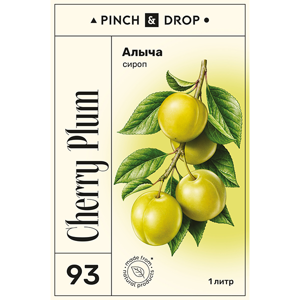 Сироп «Алыча» Pinch&Drop;стекло;1л;D=85,H=330мм