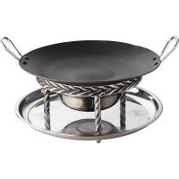 Набор для подачи саджа без крышки 2 предмета;тефлон,сталь нерж.;D=29,5,H=23см