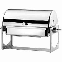 Мармит с двигающ.крыш.,1/2;сталь нерж.;,H=39,L=63,B=34см;металлич.