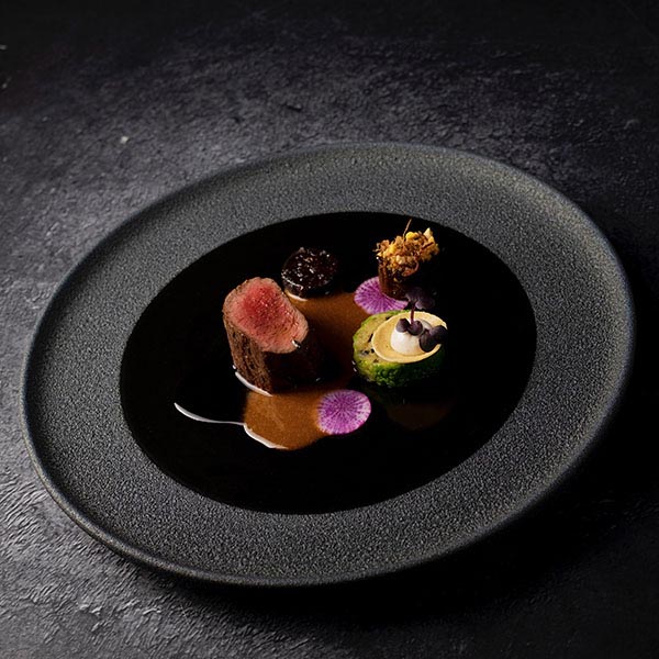 Тарелка «Ро Дизайн Бай Кевала»;керамика;D=28см;черный