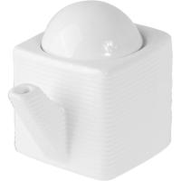 Соусник-бутылка квадрат.с крышкой «Кунстверк»;фарфор;125мл;,H=75мм;белый