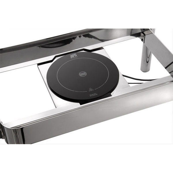 Мармит с крышкой «Премиум»;сталь нерж.;9л;,H=33,L=66,B=48см;металлич.