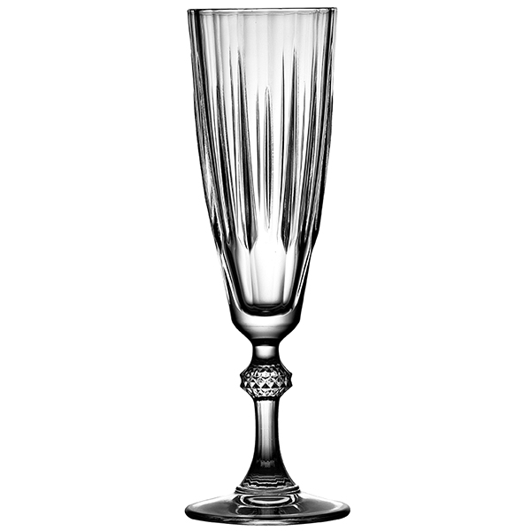 Бокал-флюте «Даймонд»;стекло;170мл;D=64,H=206мм;прозр.
