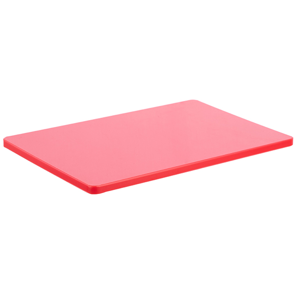 Доска разделочная;пластик;,H=1,L=30,B=20см;красный