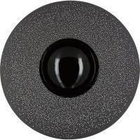 Тарелка с широким бортом;керамика;D=30,3см;серый,белый