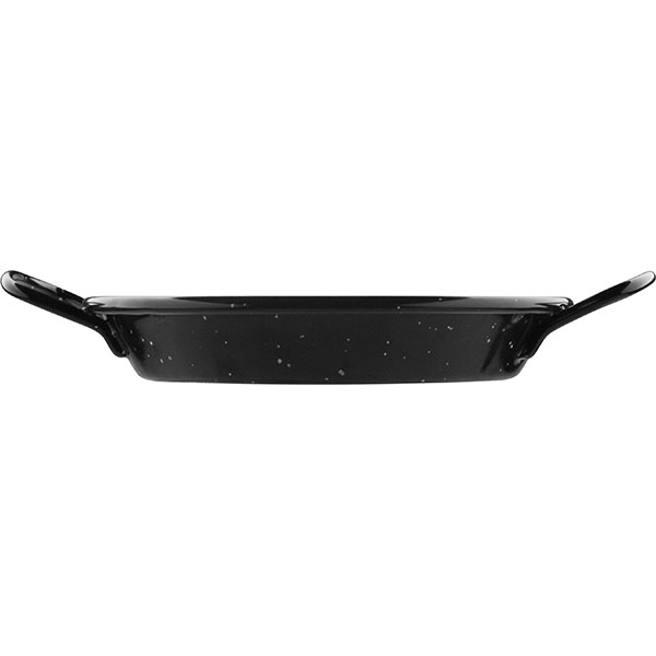 Сковорода порционная для паэльи эмалиров.;голуб.сталь;D=150,H=25мм