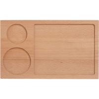 Поднос для подачи;бук;,H=15,L=250,B=150мм;св. дерево